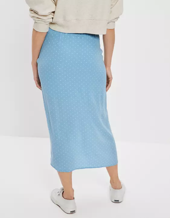 AE Floral Slip Midi Skirt - Image 2