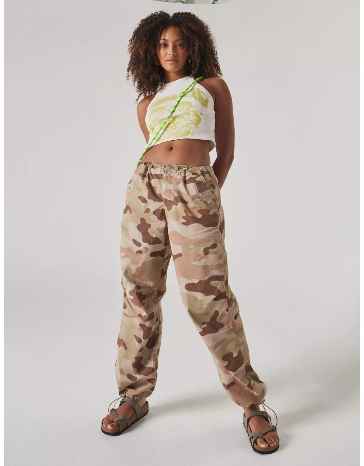 AE Snappy Stretch High-Waisted Parachute Pant