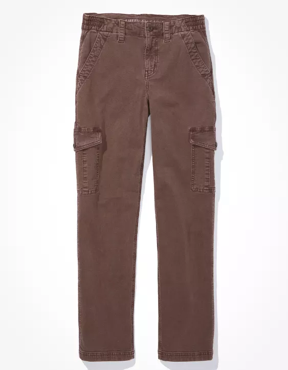 AE Stretch Curvy Cargo Straight Pant - Image 3
