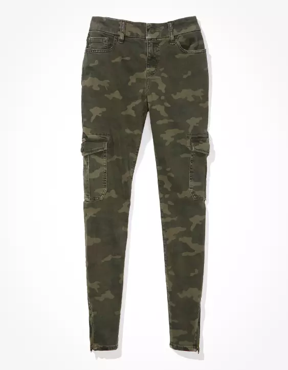 AE Next Level Curvy High-Waisted Cargo Jegging - Image 3