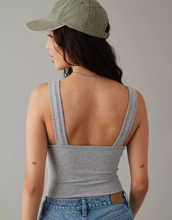 AE Square Neck Plush Bodysuit - Image 2