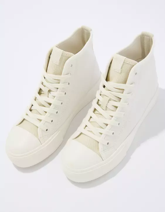 AE Mixed Material High-Top Sneaker - Image 2