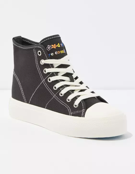 AE Doodle Canvas High-Top Sneaker - Image 2