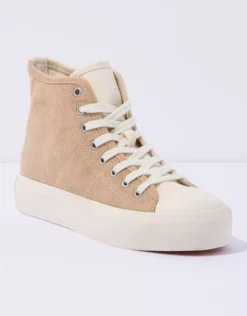 AE Corduroy Platform High-Top Sneaker