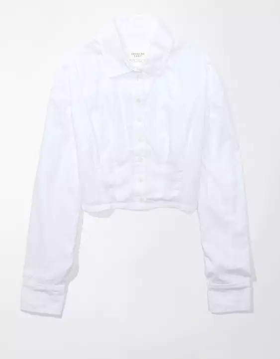 AE Corset Button-Up Shirt - Image 3