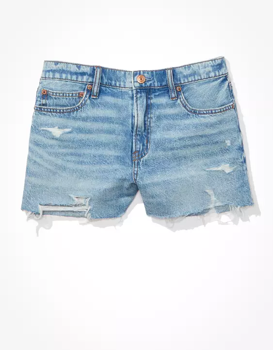 AE Dreamy Drape Denim '90s Boyfriend Short - Image 3