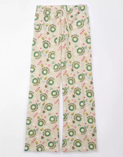 AE Peanuts Fleece Wide-Leg PJ Pant