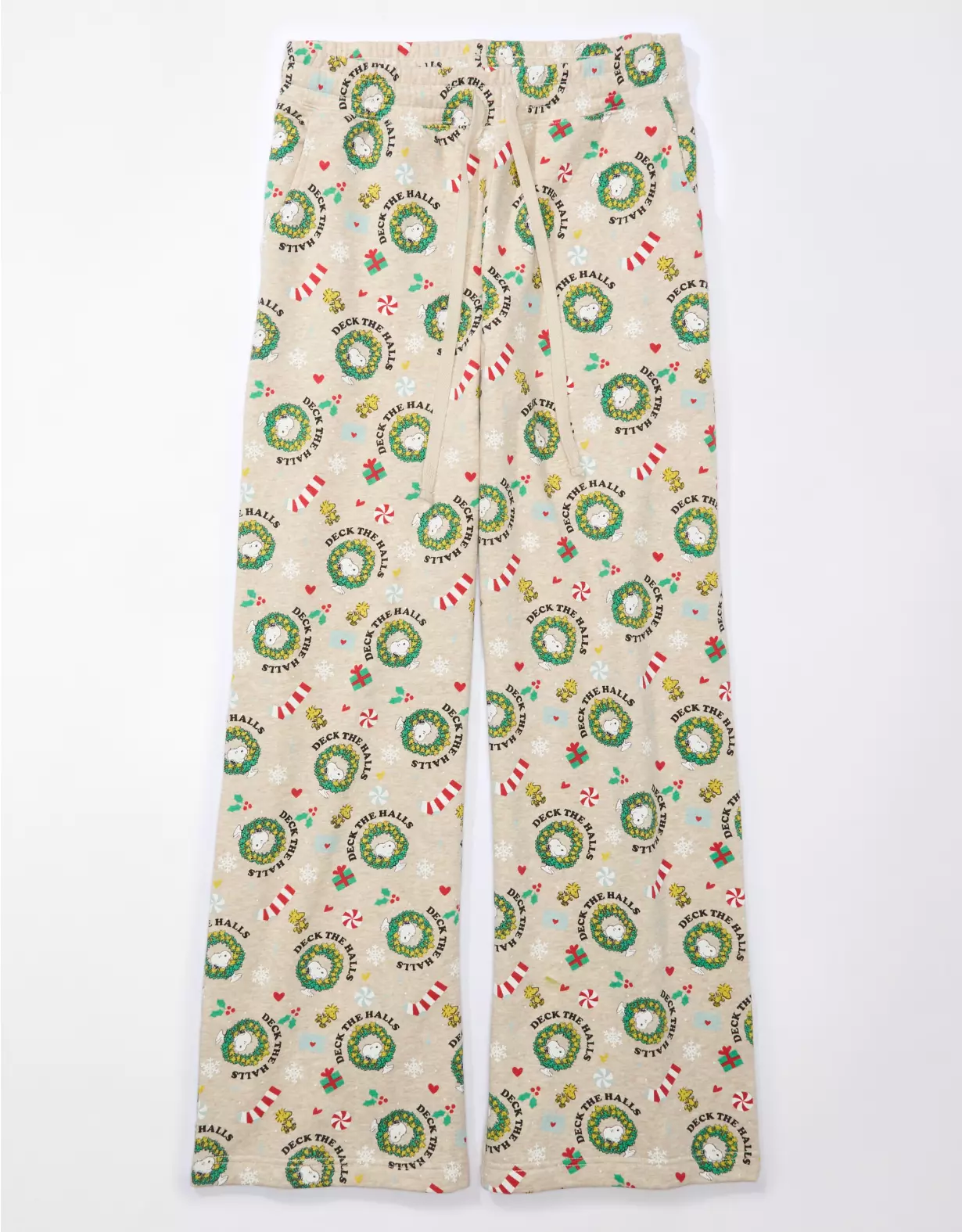AE Peanuts Fleece Wide-Leg PJ Pant