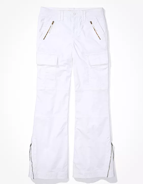 AE Snappy Stretch Low-Rise Baggy Flare Cargo Pant - Image 3