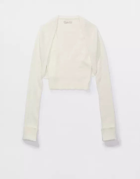 AE Cropped Shrug + Tank Top Set - Image 3