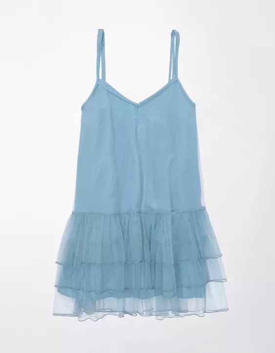 AE Tiered Tulle Mini Dress - Image 3