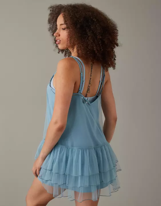 AE Tiered Tulle Mini Dress - Image 2