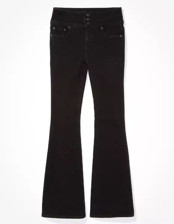 AE Dream Super High-Waisted Flare Jean - Image 3