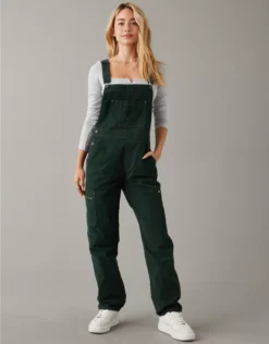 AE Stretch Corduroy Straight Cargo Overall