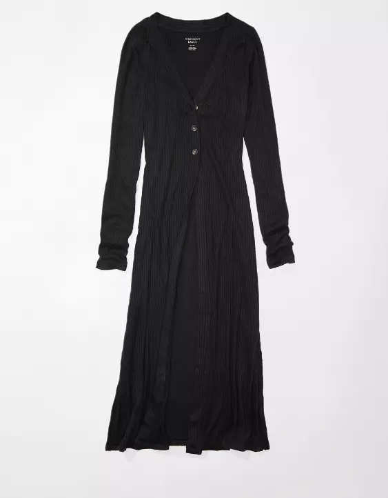 AE Plush Long-Length Cardigan - Image 3