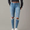 AE Next Level Ripped Super Low-Rise Jegging