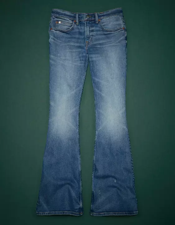 AE77 Premium Low-Rise Flare Jean - Image 3
