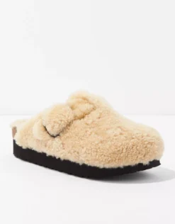 Birkenstock Women's Boston Big Buckle Shearling Clog